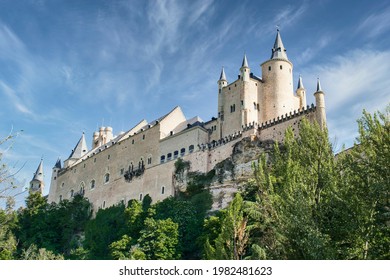 Majestic Royal Alcázar Of Segovia, XII Century, Declared A World Heritage Site By UNESCO, Spain