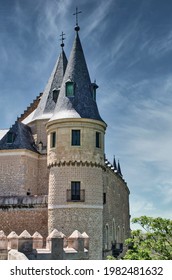 Majestic Royal Alcázar Of Segovia, XII Century, Declared A World Heritage Site By UNESCO, Spain