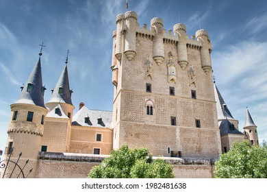 Majestic Royal Alcázar Of Segovia, XII Century, Declared A World Heritage Site By UNESCO, Spain