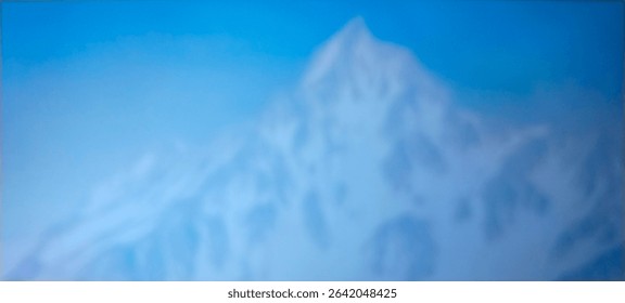 Majestic snow-covered mountain peak glowing in sunlight under a clear blue sky, symbolizing nature's purity, peace, and elevation.
						#Hashtags: #SnowMountain #WinterWonders #Himalayas #MountainView #Sno