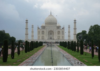 The majestic Taj Mahal in India - Shutterstock ID 2303854407