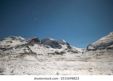 Majestic view of snowy rocky mountains in Canada - Powered by Shutterstock