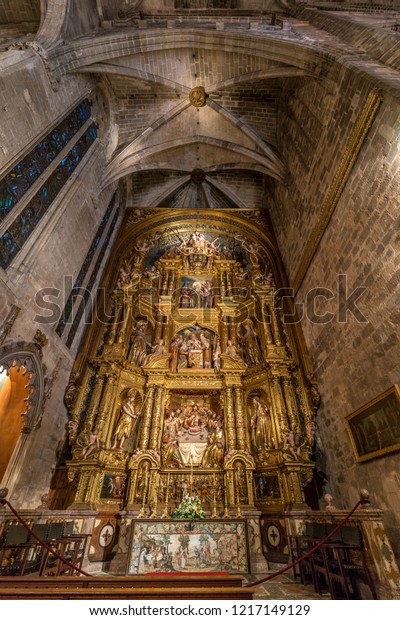 Majorca Spain October 29 18 Interior Buildings Landmarks Stock Image