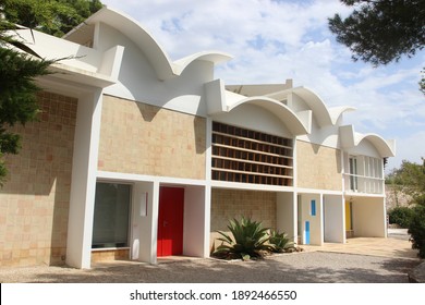 Majorca,Spain-September 03,2015 : Joan Miro Miro Foundation and workshop building in Palma , Majorca, Spain