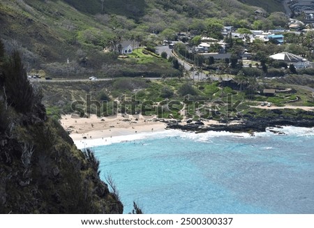 Makapuu beach from the Makapuu lighthouse