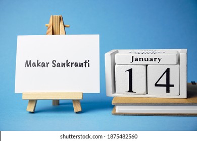 Makar Sankranti Hindu Holiday Dedicated To The Solar Deity Surye.