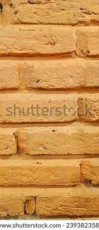 Makassar city, brick wall background