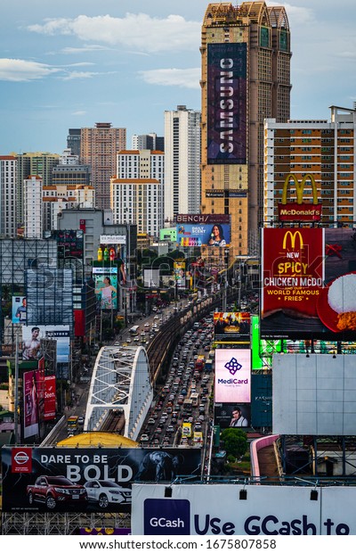 Makati Manila Philippines May 2018 Traffic Stock Photo (Edit Now ...