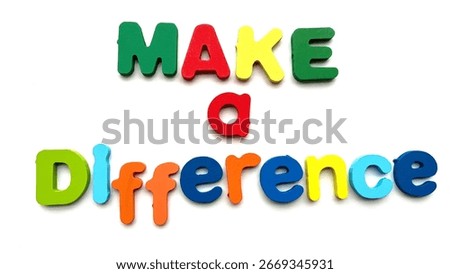 Make a Difference: A Colorful Call to Action