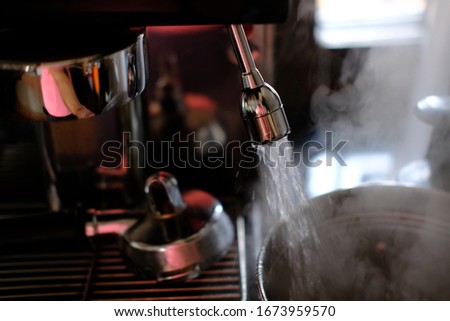 make espresso with coffee machine