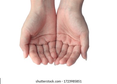 Make A Handshake With Both Hands