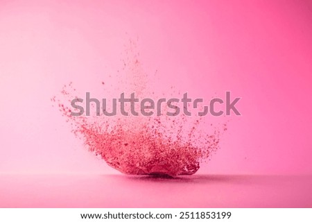 Make up  powder splashes background