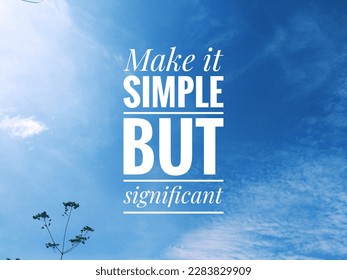 Make it simple but significant text with sky blue background 