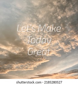 Créez aujourd'hui une superbe citation inspirée sur fond ciel au coucher du soleil