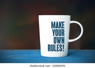 Make Your Own Rules!, Business Concept - Shutterstock ID 518302591