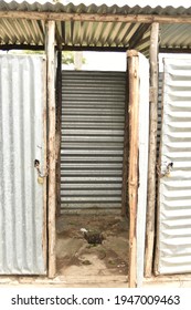 A Makeshift Pit Latrine Built By Locals In Homa Bay.