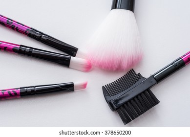 makeup brush close-up
