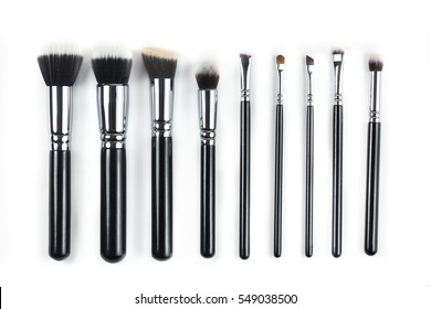 Makeup Brush On White Background