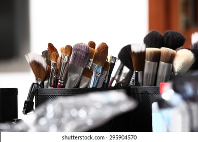 Makeup Brushes, Closeup 