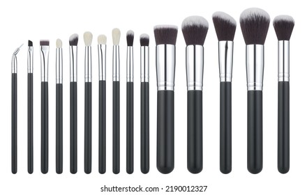 Makeup Brushes Max Set Mockup. A Complete Palette Of Makeup Brushes For All Occasions