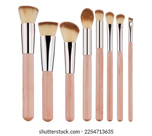 Makeup brushes max set mockup. A complete palette of makeup brushes for all occasions.