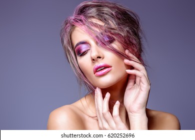 Similar Images, Stock Photos & Vectors of Glamour Fashion Blond Woman ...