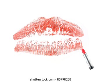 828 Lipstick kiss on cheek Images, Stock Photos & Vectors | Shutterstock