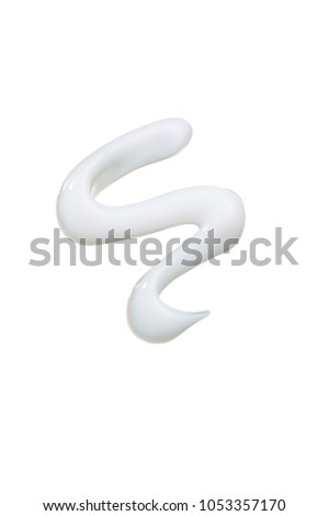 makeup cream squiggle