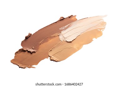 Make-up Matte Concealer Foundation Bb-cream Smudge Powder Creamy White Isolated  Background