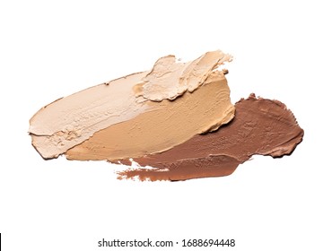 Make-up Matte Concealer Foundation Bb-cream Smudge Powder Creamy White Isolated  Background