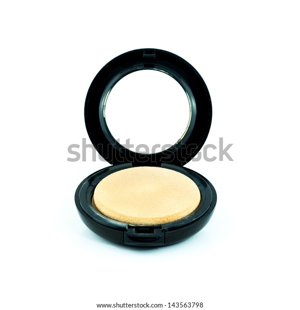 Makeup Powder Box Make Brush Isolated Stock Photo 143563798 Shutterstock