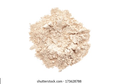 Makeup Powder Foundation Isolated On White Background