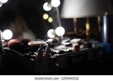 make-up set at wedding party