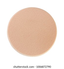 makeup sponge isolated on white background.
