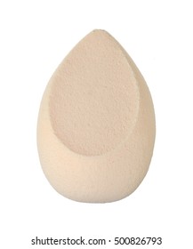 Makeup Sponge Isolated On White. 