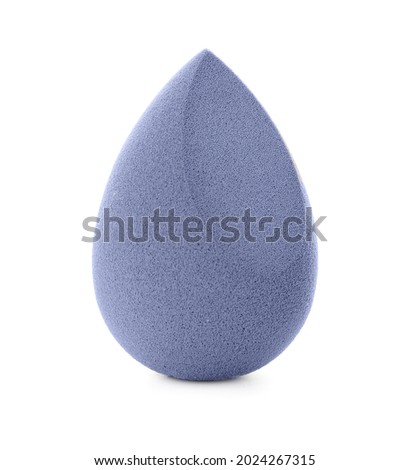 Makeup sponge on white background