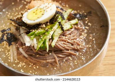 Makguksu, Buckwheat Noodles, Korean Traditional Food	