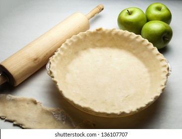 Making Apple Pie.