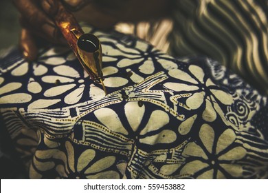 Making Batik in Indonesia
