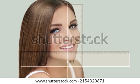 Making Beauty, modifying face to make it closer to the Golden Mask,plastic surgery. correction of asymmetry.	
