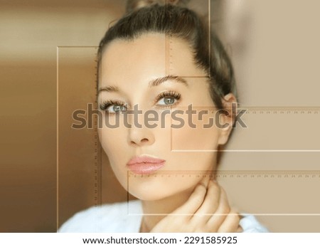 Making Beauty, modifying face to make it closer to the Golden Mask,plastic surgery. correction of asymmetry.	