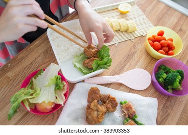 Making Bento, Japanese Style Lunch Box