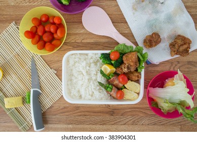 Making Bento, Japanese Style Lunch Box