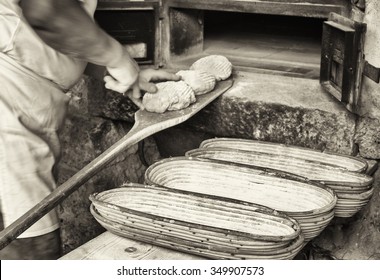 Making Bread - Vintage - Old Bakery