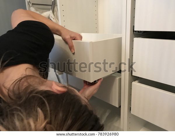 Making Cabinet Drawer Fit Stock Photo Edit Now 783926980
