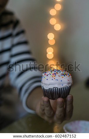 Similar – Image, Stock Photo cupcake christmas tree