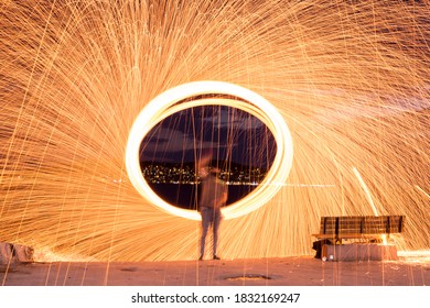 Making different shapes with camera 
long exposurei
