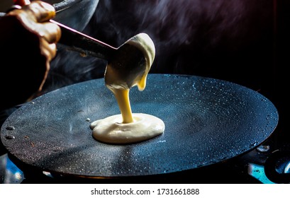 Making Dosa At Home, Cooking 