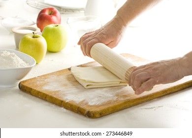 Making Dough For Puff Pastry