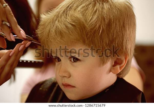 Making Haircut Fun Little Child Given Stock Photo Edit Now